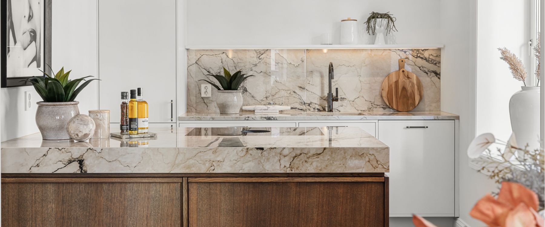 Kjøkken, bad og garderobe