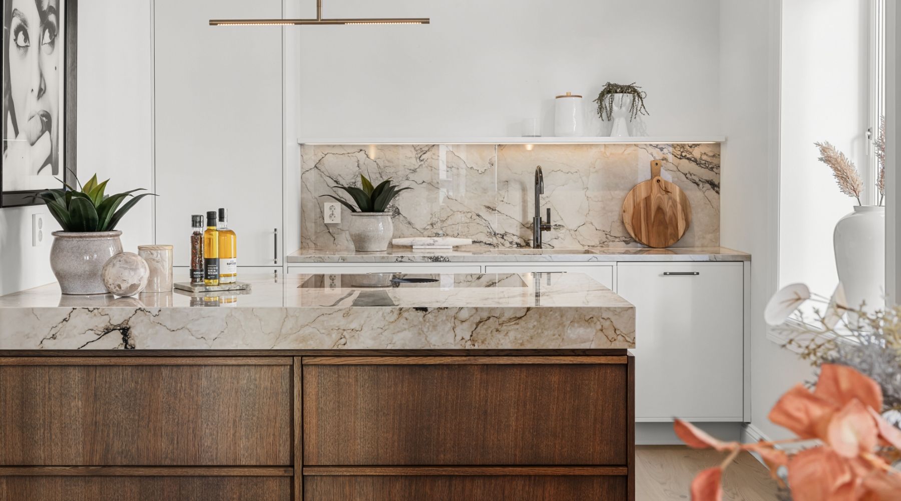 Kjøkken, bad og garderobe